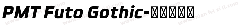 PMT Futo Gothic字体转换
